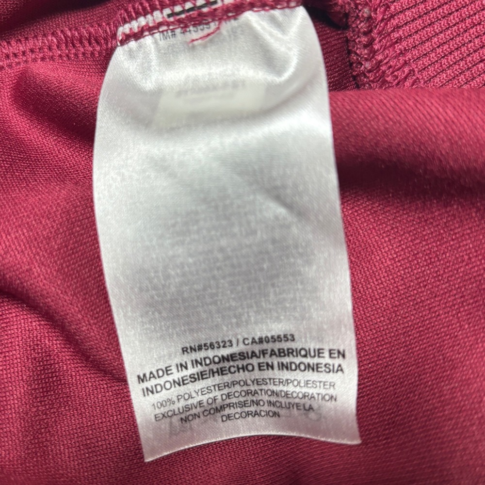 Nike Mens FSU Florida State Seminoles Dri-FIT Full Zip Track Jacket Garnet M - Picture 6 of 8